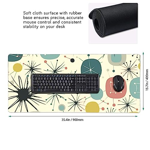 Tapis de souris de jeu étendu anti-glisse pour stabiliser votre grand sous-main de bureau - 3