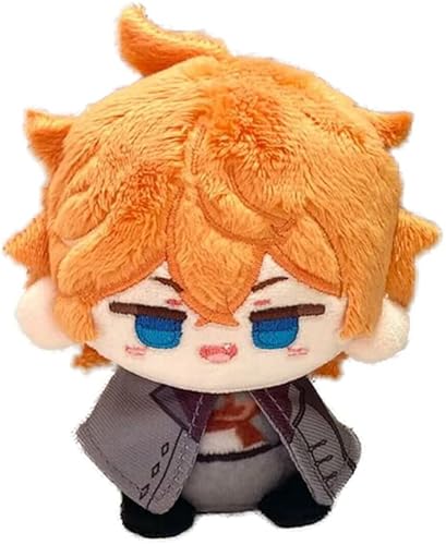 Miniatura 7 de Anime lindo 3.9 in sentado muñecas de felpa juguetes Cosplay bolsa colgante regalo