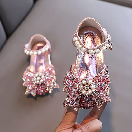 Fashion Spring and Summer Children Dance Shoes Girls Booties Performance Princess Shoes Sequin Pearl Girls3