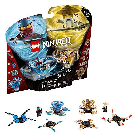LEGO NINJAGO Spinjitzu Nya & Wu 70663 Building Kit (227 Pieces) (Discontinued by Manufacturer)