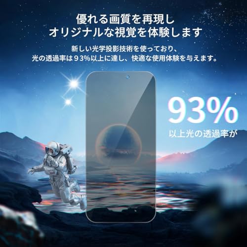 undefined 対応 iPhone 14 Pro ガラスフィルム 覗き見 【2枚覗き見防止+2枚レンズ保護フィルム+ガイド枠】iphone14Pro フィルム のぞき見防止 レンズフィルム アイホン 14プロ 強化ガラス アイフォン14プロ 液晶 保護フィルム 横から見えない 硬度9H 耐衝撃 飛散防止 自動吸着 気泡ゼロ 指紋防止 超高質感 SENFK4AP14P の商品画像 8