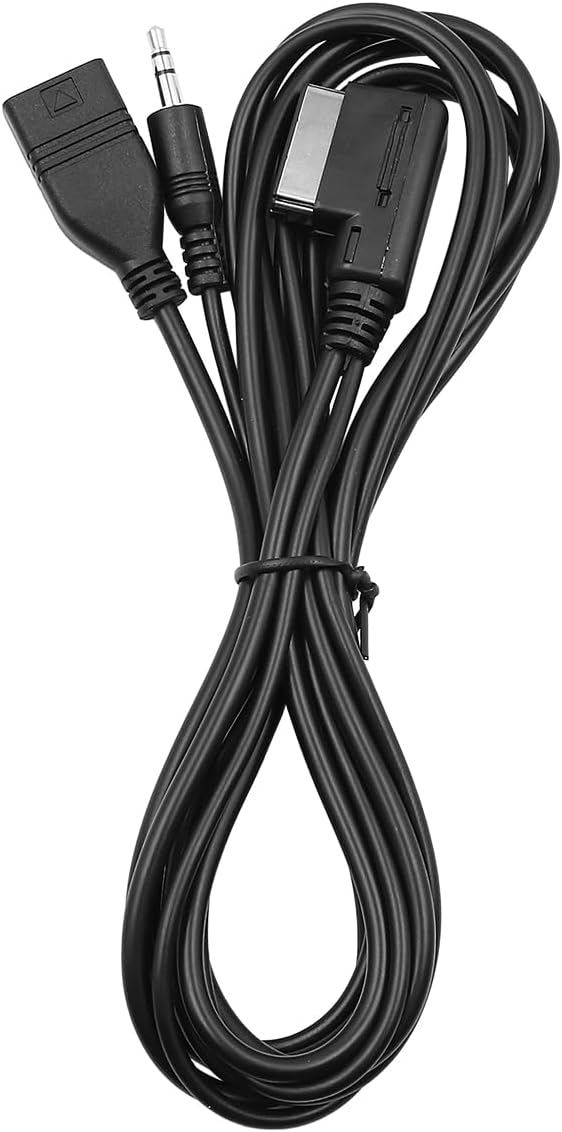 DollaTek Audio MP3 Adapter Cable AUX to AMI MDI Adapter for A6L Q5 Q7 A8 S5 A5 A4L A3 VW Volkswagen Tiguan GTI CC Skoda Fabia Octavia -1.5m