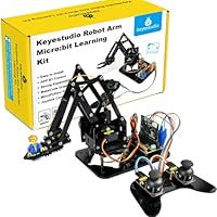 KEYESTUDIO BBC Micro:bit 4DOF Robot Arm Kit with Microbit V2,