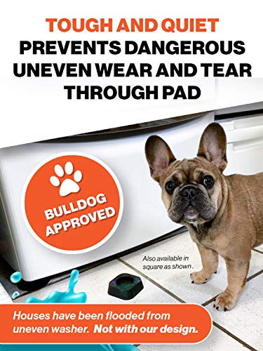 SlipToGrip Washer Dryer BE QUIET Non Vibration Pads - Stainless Insert Never Wears Out - Anti Slip Pads - PATENTED (8 Pack) - Thumbnail 5