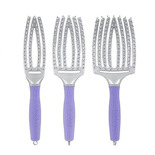 Olivia Garden Finger Brush Paddle Hair BrushSet