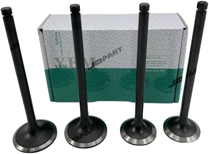 4 PCS 2D94 Intake and Exhaust Valve Fits For Komatsu Diesel Engine Parts Repair Replacement