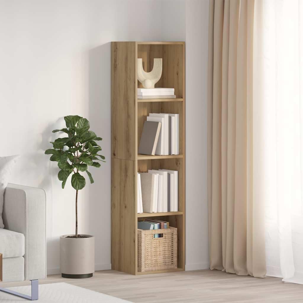 Estantería de pared estrecha madera envejecida para pasillo y dormitorio 143 cm 1