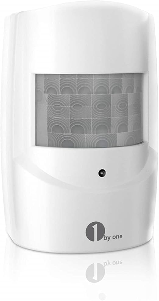 Driveway Alarm Wireless Outside, 1by one Motion Sensor Alarm 1000 FT Range Extra Loud Chimes Home Security Alarm System with 1 Weatherproof Infrared Sensor Protect Indoor/Outdoor Property