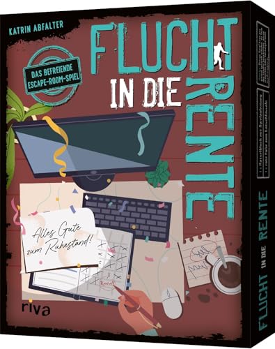 Flucht in die Rente: Das befreiende Escape-Room-Spiel | Geschenk für Ruhestand, Pension, Fans von Rätsel, Krimi, True Crime. Zu Geburtstag, Weihnachten. Ab 12 (Flucht aus, Band 11)