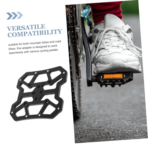 VANZACK Clipless Pedal Adapter Set Universal Clipless to Flat Pedal Conversion Aluminum Alloy for Mountain and Road Bikes for Bike Riding Accessories3