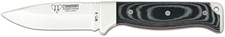 Cudeman Couteau de Poche Noir Adulte Micarta Rouge avec Liner, Longueur de la Lame : 8 cm, Couteau de 1216 cudm, Non renseigné