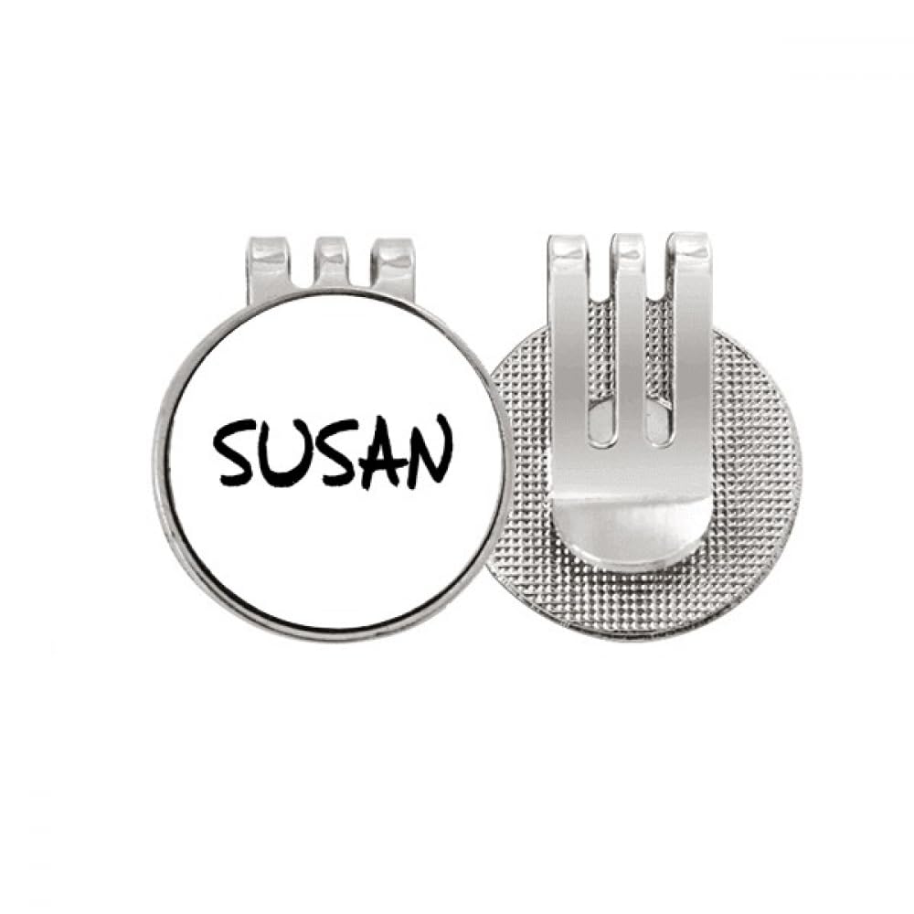 Marqueur de balle de golf Susan en émail premium et aimant robuste