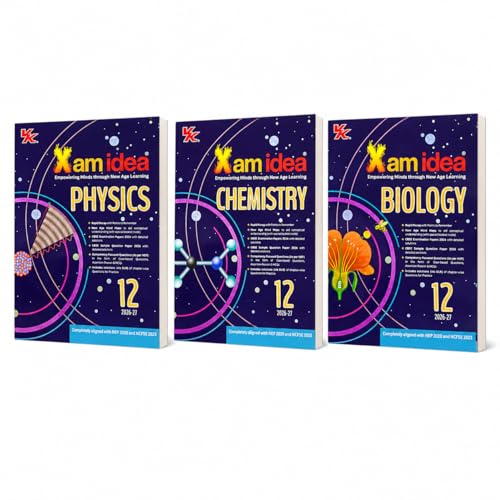 Image of Xam Idea Class 12 Science Board Exam Combo (Physics, Chemistry, Biology) For 2026-27 Session | Completely Aligned with NEP 2020 & NCFSE 2023 | ... Questions & Sample Papers (Set of 3 Books)