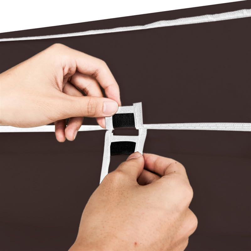 Miniatura 6 de Organizadores portátiles de armario y armario de almacenamiento, funda de tela no tejida, barra para colgar ropa móvil y 9 estantes de