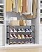 Kitsure Shoe Rack - Non-Woven Shoe Rack Shelf, Shoe Organizer for Closet, Entryway, Garage & Corridor, Stackable Shoe Shelves, 27.5