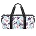 Sacs de Sport Enfants Schildkröte Seetang Star Sac de Voyage Petit Sac Gym Fitness étanche Weekender Bag Sacs de Sport bandoulière Sac à Main pour Homme et Femme 45x23x23cm