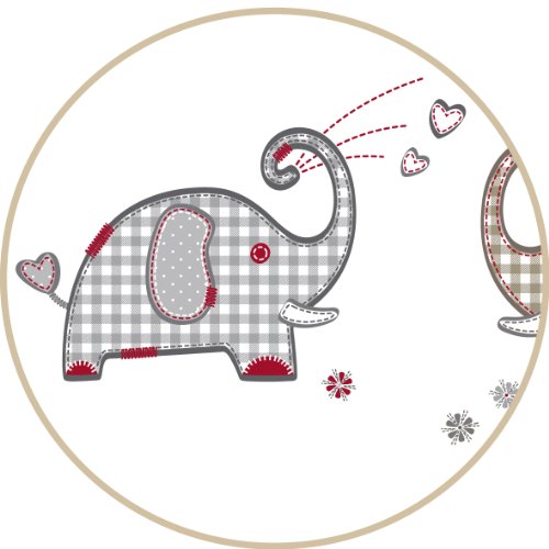 roba looprooster 'geluksbrenger', baby kruiprooster, hout natuur Jumbotwins grijs 75X100 CM Jumbotwins grijs met… - Afbeelding 3