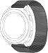 Produktbild topp - Mesh Armband für Samsung Gear Sport, Galaxy Watch, Garmin vivoactive & vivomove, grau