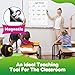 Laffunz Giant Magnetic Notebook Paper, Lined Chart White Board Paper, Dry Erase Reusable Whiteboard Notebook,Teacher Essentials Supplies for 1st 2nd 3rd Grade Elementary Classroom Must Haves