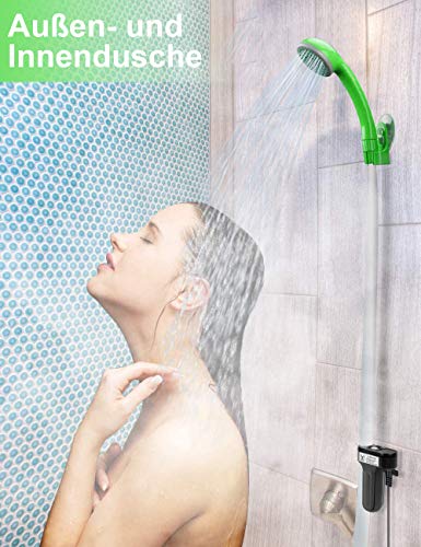 LIBERRWAY Campingdusche, Außen- und Inneneinsatz Camping Dusche mit Wiederaufladbarer Akku, 1.8m Duscheschlauch Outdoor… - Image 7