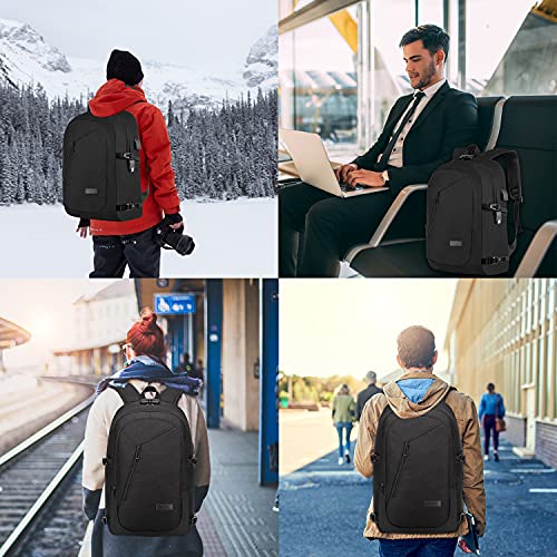 Large-173-Inch-Travel-Laptop-Backpack-Water-Resistant-Anti-Theft-Computer-Work-Bag-with-USB-Charging-Port-Lock-Big-Business-School-Rucksack-for-Men-and-Women-Black