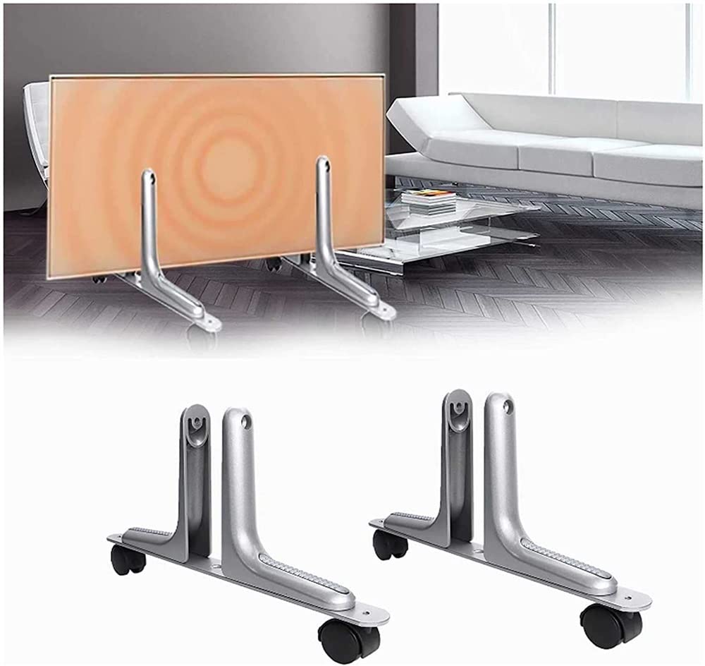 Supports de chauffage infrarouge en alu universels et autoportants Lot de 2