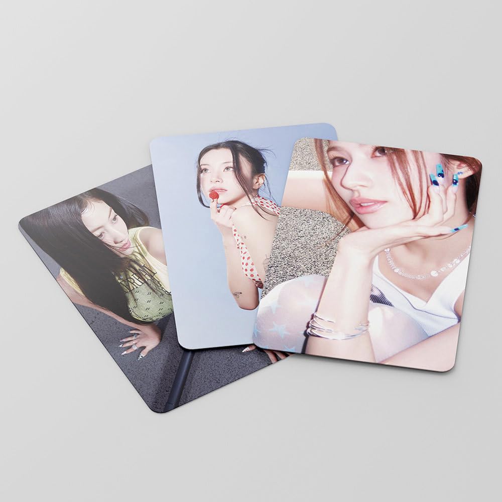Tw Photocards 2025 - Tarjetas Lomo, colección de tarjetas Tw para fans (55 unidades, azul) 3