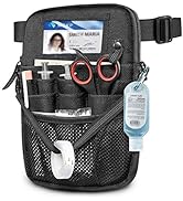 Nurse Fanny Pack with Tape Holder, SITHON Multi Compartment Medical Gear Pocket Belt Bag Nursing ...
