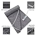 KinHwa Gym Towels for Men Sweat Absorbent Workout Towels Soft Microfiber Sports Towel Perfect Size for Workouts, Yoga, Running, Biking or Camping 16inch x 31inch 3 Pack Gray