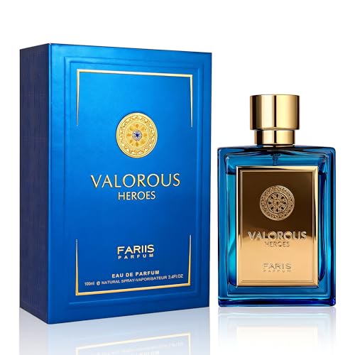 Image of A CENTER VALORES HEROES Men's Cologne 100ml Woody Oriental Eau de Parfum Citrus Leather Fragrance Gift