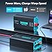 LANDERPOW 3000 Watt Pure Sine Wave Inverter 12V DC to 120V AC for RV, Truck, Solar, Home, Off-Grid, Power Inverter with 3 AC Outlet, 30W USB-C, 5V 3.1A USB, Hardwire Port, Remote Control, Surge 6000W