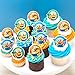 DecoPac Minions Cupcake Rings, 24 Despicable Me™ Cupcake Decorations, Phil, Carl and Bob - 24 Pack