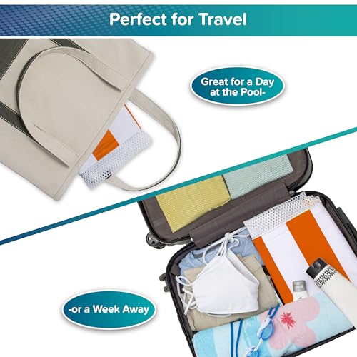 Image of Aqua Original 4-in-1 Monterey Hammock Pool Float & Water Hammock - Multi-Purpose, Inflatable Pool Floats for Adults - Patented Thick, Non-Stick PVC Material - One Navy Blue & One Orange, 2-Pack