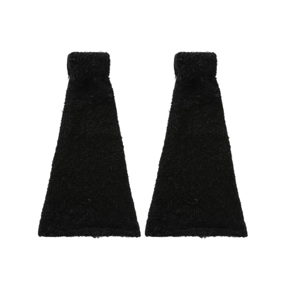 Women Plush Warm Stretch Cozy Flared Fall Winter Leg Warmers Y2k Goth Accessories