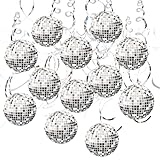 Ensemble complet de décorations de fête disco : Cet ensemble comprend 12 rubans colorés à simple spirale avec des cartes de boules disco et 12 rubans mixtes à double spirale, parfaits pour créer une atmosphère vibrante et animée. Les matériaux utilisés rendent ces décorations réutilisables, ce qui permet à votre fête sur le thème du disco de se démarquer.