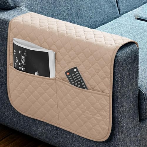 Bolsillo lateral reclinable y organizador de reposabrazos impermeable para sofa 5