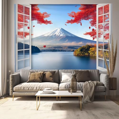 Tapisserie murale decoration pour masquer un mur vide sans peinture ni travaux