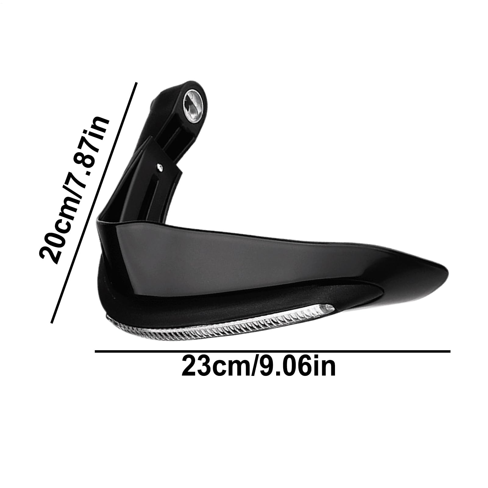 Paramani per motoslitta – 2 protezioni per maniglie con luce LED | di aggiornamento, parti di modifica ad alta resistenza per una guida
