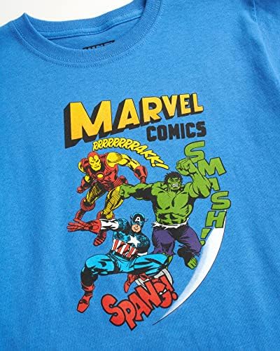 T-shirt Marvel X Dallas Cowboys Pour Ado (LG 14/16) - Thor, Hulk, Captain America, Iron Man