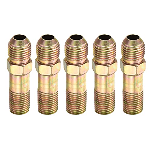 M METERXITY Flare Tube Fitting Male to Male Pipe Extension, Apply to Outdoor/Industrial (9/16