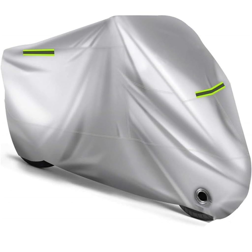 Motorbike Cover for SUZUKI GSX-R750 GSXR750 1996-1999, Outdoor Motorbike Cover All Season Waterproof Motorcycle Cover Rain and Snow Protection Cover,Silver