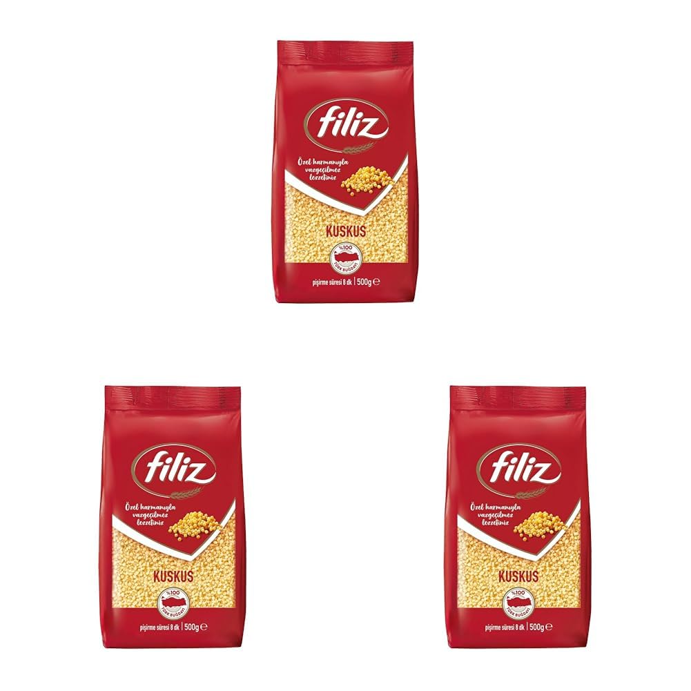 FİLİZ MAKARNA 500GR KUSKUS 3lü paket