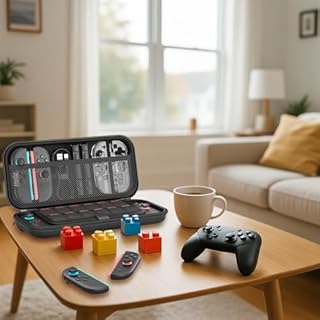 HEYSTOP Tasche für Nintendo Switch 2 Konsolenzubehör, Neuestes Modell 2025, Switch 2 Tragetasche Hülle Protective Carrying Case für Nintendo Switch 2 mit Weichem Innenfutter und Netzfach