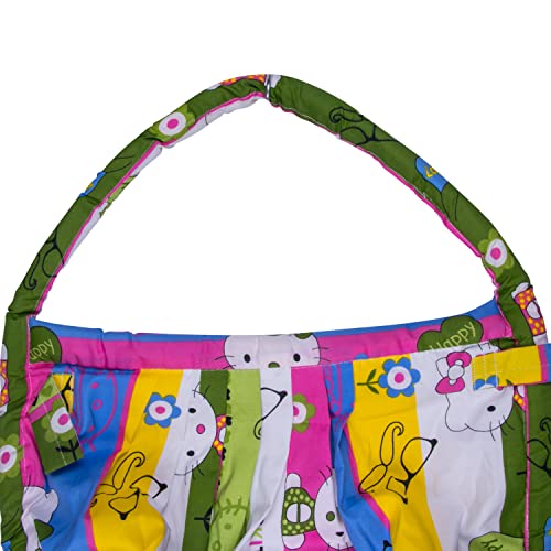 Image of Baby's Cotton Khoya Travelling Swing with Mosquito Net (Blue)