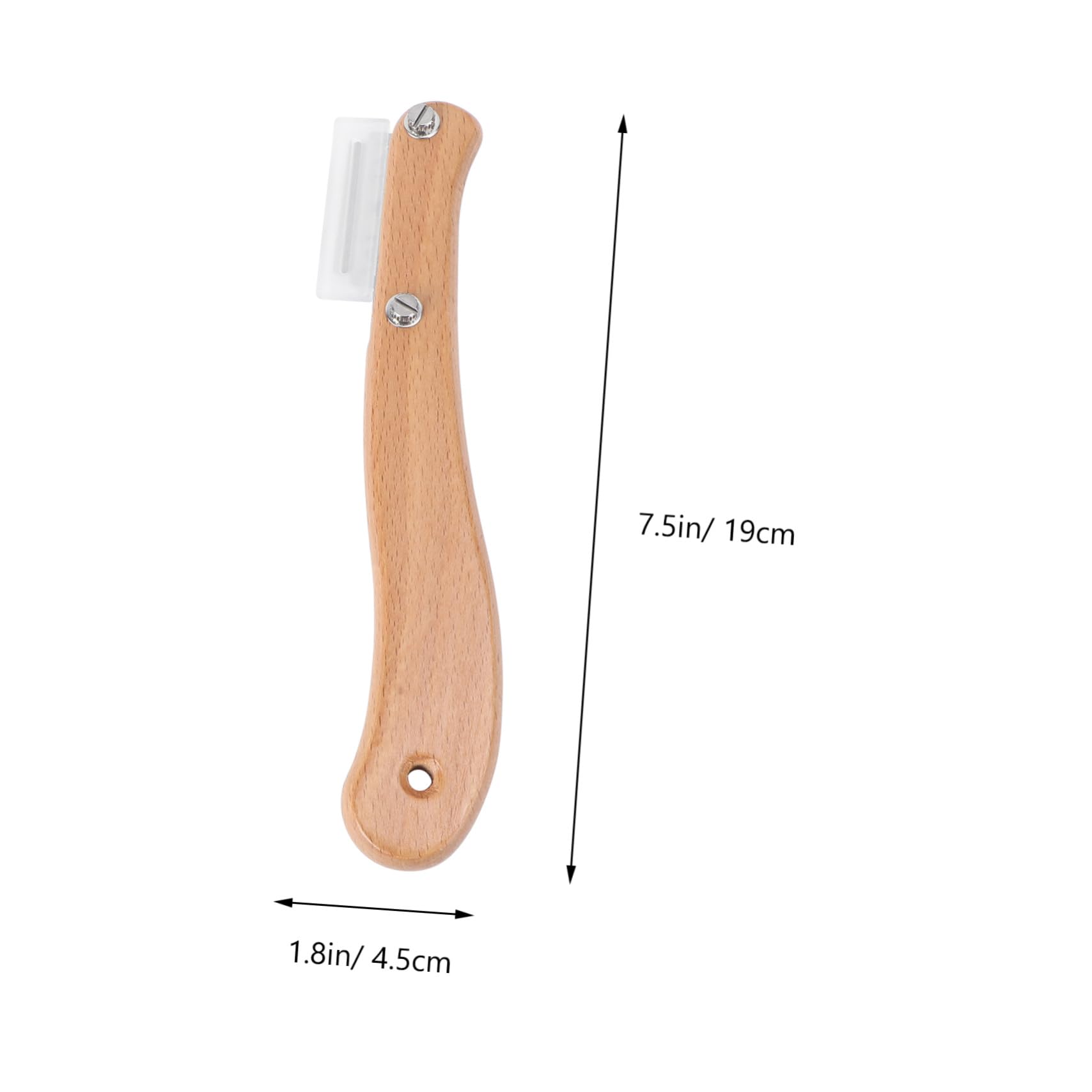 Healifty Couteau à Pain Courbé 304 Acier Inoxydable Avec Manche En Bois, Lame Remplaçable 5 Pièces, Trancheuse Pâtisserie Pour Découpe Précise, Outil La Cuisine Professionnel Pour Pain Et Gâteau