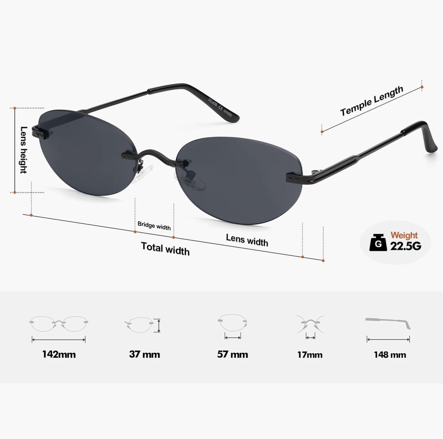 Minimalistyczne okulary przeciwsłoneczne w stylu vintage, owalne, smukłe oprawki dla kobiet – ponadczasowe lata 90., okulary ochronne UV400, czarne