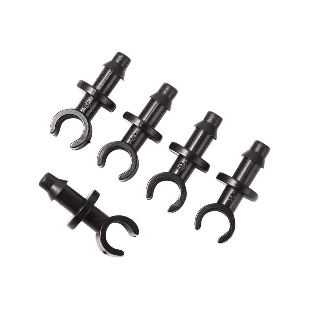 Accesorios para tuberías de riego, Conectores de Extremo Manguera latón, 500 Unidades, 4/7 mm, PE, Sello Agua, Tapones riego por Goteo for jardín