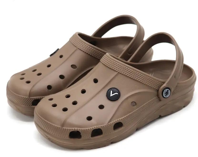 Image of SVAAR Men's Lightweight Classic Clogs || Sandals with Adjustable Back Strap for Men