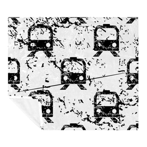 Couverture douce en microfibre contre le froid lit canapé - 2