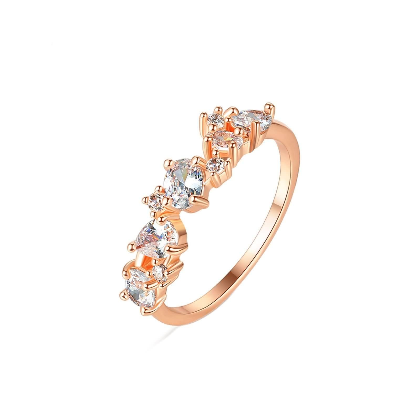Obrączki ślubne z żółtego złota 9K / 14K / 18K, owalne i krople wody z moissanite, obrączki ślubne zaręczyny damskie pierścionki złote